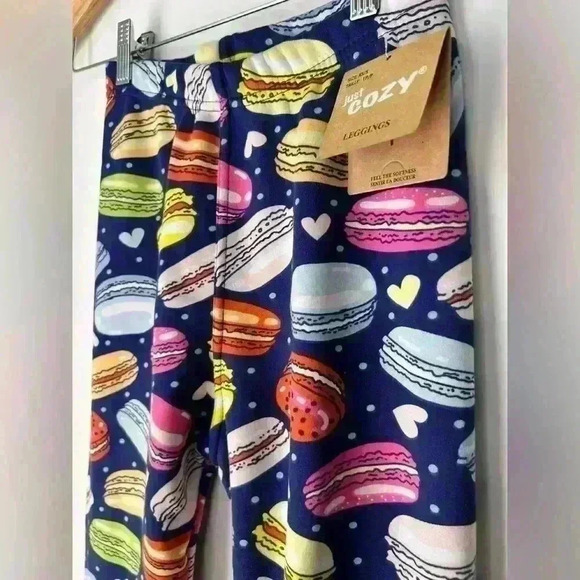 BNWT Just Cozy Leggings Macaroon XS-S - Picture 5 of 8